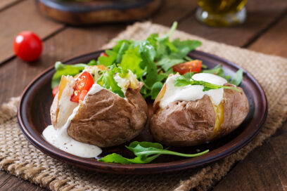 Baked Potato & Salad