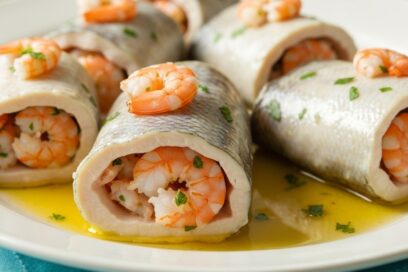 Flounder with Shrimp Stuffing